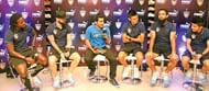 Chennaiyin FC players fans PUMA store 2016 ISL Indian Super League Siam Hanghal Bernard Mendy Hans Mulder Mehrajuddin Wadoo Anirudh Thapa Suhail Chandhok